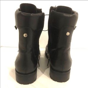 tahari jude leather combat boots